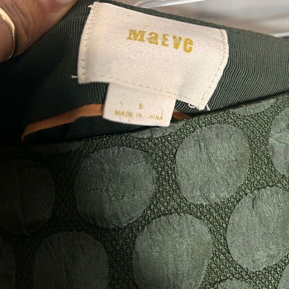 Anthropologie X Maeve Textured Dot Skirt - Picture 3 of 4